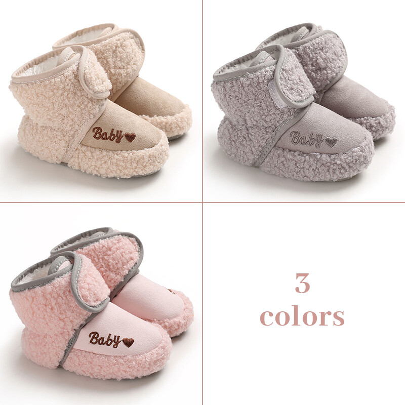 PONY Calze antiscivolo neonato bambino bambino pile pantofole culla scarpe stivali 11 13 cm