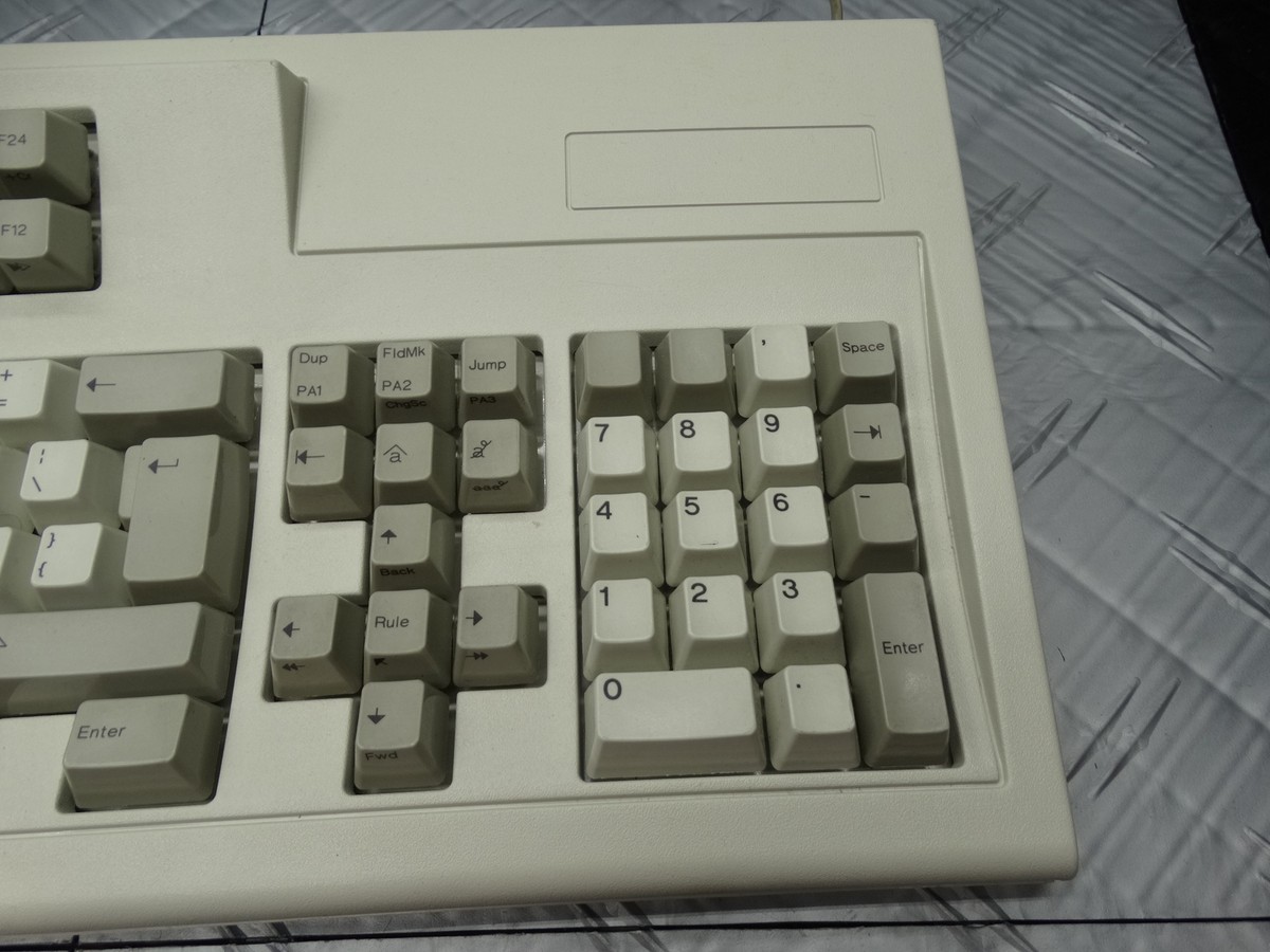 IBM F1 Mechanical Keyboard M 1394100 Vintage Mainframe 1991 IBM F1 Mechanical Keyboard M 1394100 Vintage Mainframe 1991