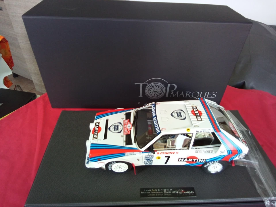 LANCIA DELTA S4 MARTINI RACING TOPMARQUES 1/12 limited edition 1/500 sped gratis - Immagine 2 di 4