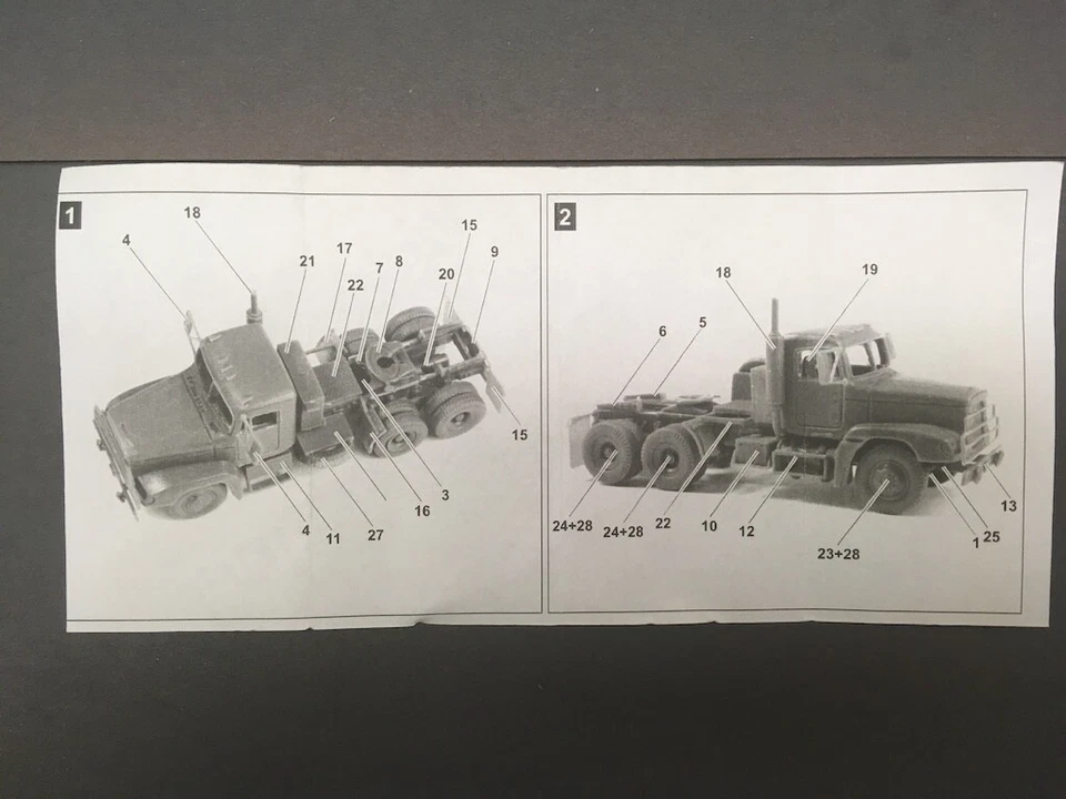 Trident Miniatures 87149, Freightliner M915A2 Truck Tractor 1/87 Scale - Image 3 of 4