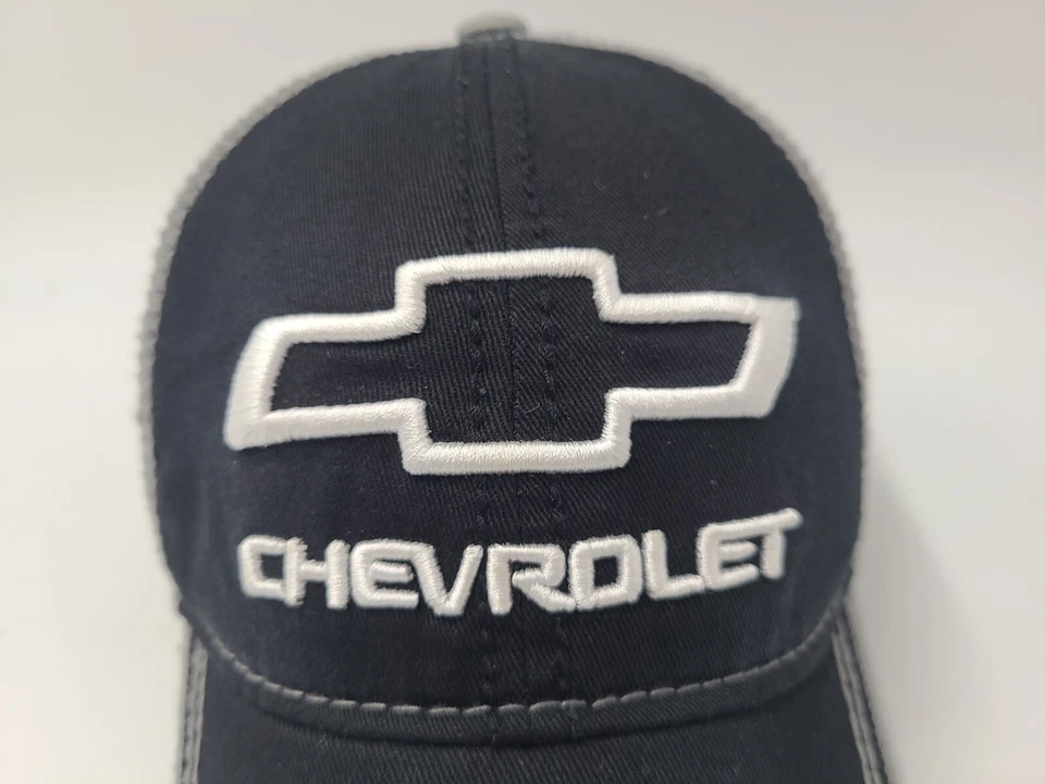 Gorra ajustable Chevrolet GM Motors con correa Chevy Dad hombres mujeres negra gris Foto 4 de 4