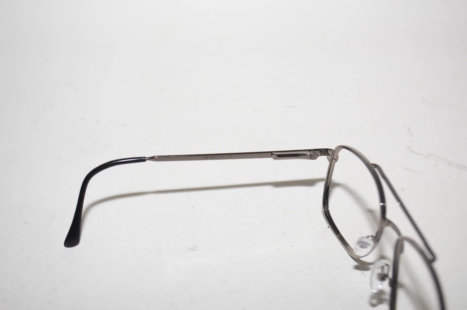 Vintage AO SAFETY Sunglass/Eyeglass Frames Aviators 54[]18-140MM Z87 Gunmetal  - Image 4 of 4