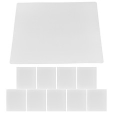 10 Pcs Blank Stencils Plastic Clear 3d Drawing Mat Pen Craft Supplies