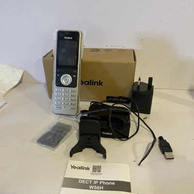 Yealink W56H, Mid-Level, Premium Additional Cordless DECT IP Phone with 2.4... 