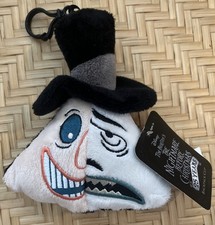 Nightmare Before Christmas 6" Mayor Of Halloweentown Plush Bookbag Clip