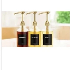 3 Dispenser Syrup Pump Replacements Coffee Flavoring Torani Bottles 750ml SEALED