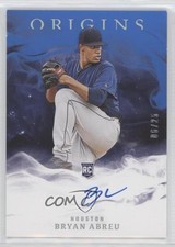 2020 Panini Chronicles Origins Signatures Blue 6/25 Bryan Abreu #7 Auto 0xz8