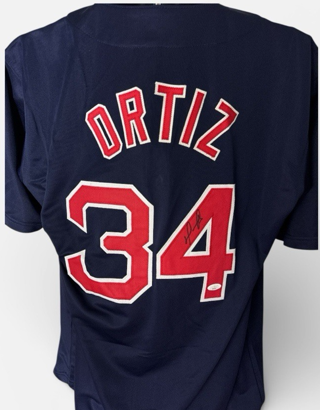 David Ortiz Autographed Signed Boston Red Sox JERSEY JSA COA AUTHENTICATED 