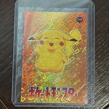 Pok mon Pikachu Japanese Trading Card vending sticker