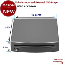 Black Vehicle-mounted External DVD Player USB CD Player for Android LNavigation