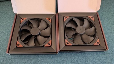 2x Noctua NF-A14 PPC 2000 IP67 PWM 140 mm Lüfter | Wie Neu