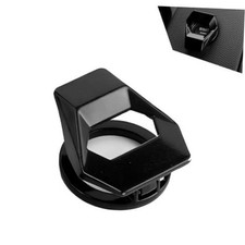 Car Engine Start/Stop Button Cover, Zinc Alloy Push Start Button Cover, Black