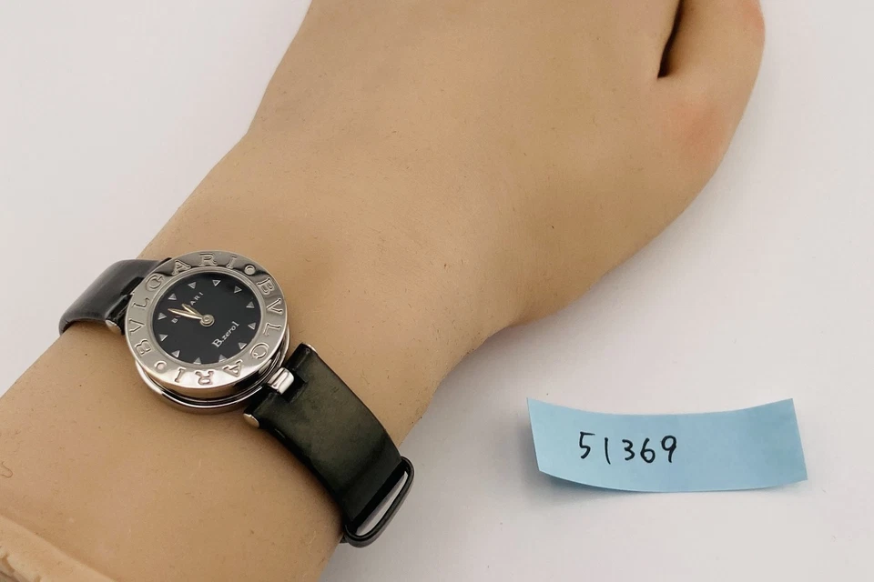 [Casi COMO NUEVO] BVLGARI B.zero1 BZ22S Reloj de cuarzo para mujer con esfera negra de JAPÓN Foto 4 de 4