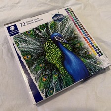 Staedtler Colored Pencils, 72ct Colors, Triangular Barrel, Sharpened