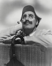 8x10 B&W PHOTO of GROUCHO MARX in the 1946 Film - 'A Night in Casablanca'