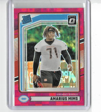 2024 Donruss Amarius Mims Rated Rookie Optic Preview Red Pandorra #350 Bengals