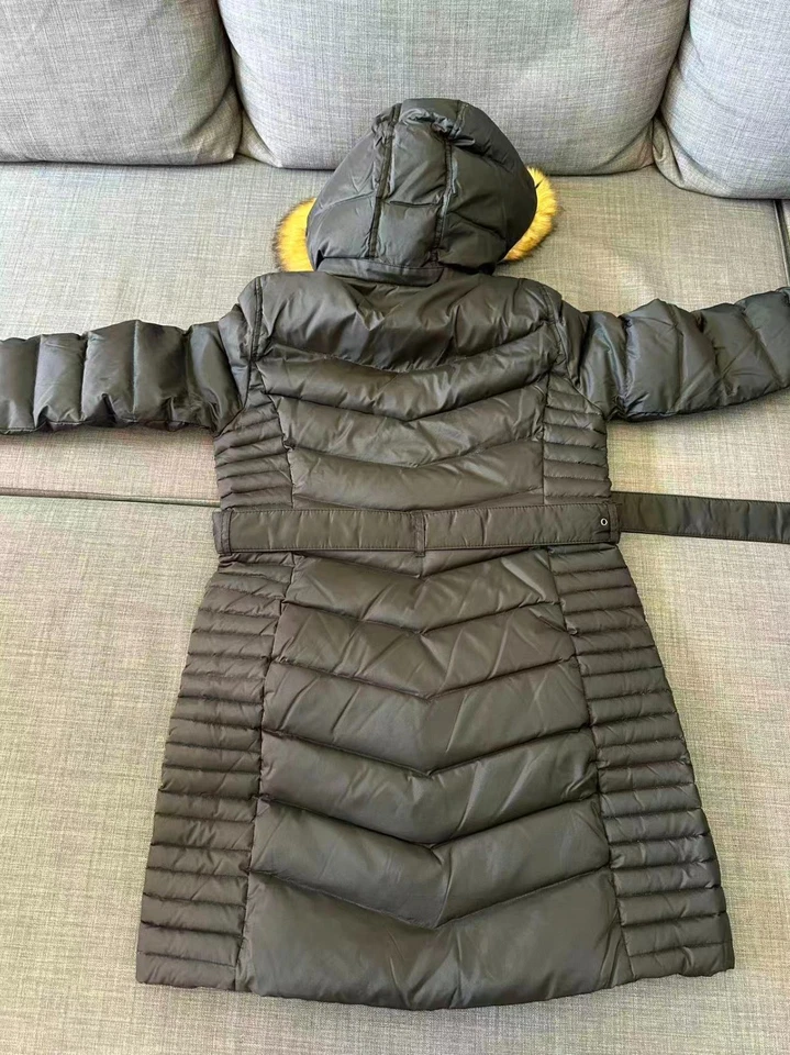 Womens Brooks brothers winter parka down coat /With Detachable Hood /Black - Image 2 of 4