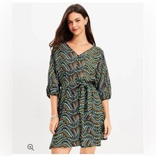 Loft Garden Button Dolman Sleeve Dress