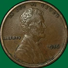 1916 Lincoln Wheat Cent Choice Extremely Fine XF+ Coin #34554
