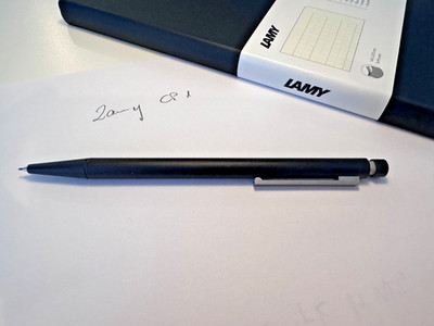 Lamy CP1 Druckbleistift / Mechanical Pencil Schwarz Matt HB 0,7