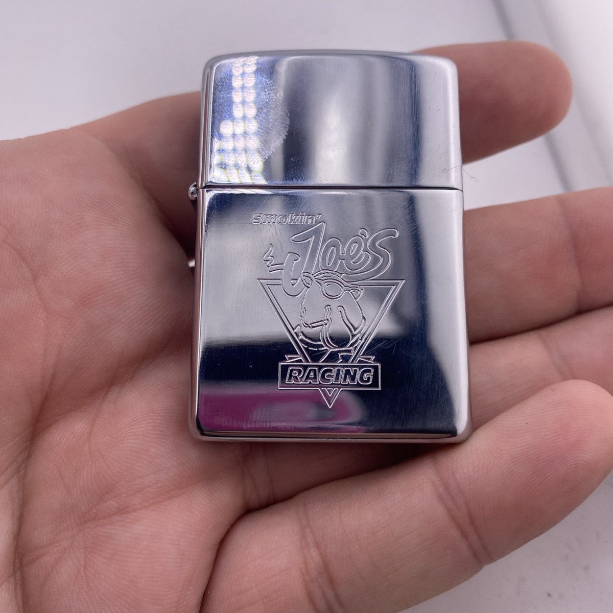 洋楽 Gentlemen X Smooth & Soft 1994 Mega Rare Vintage 1994 Smokin' Joe's Racing Zippo Camel Lighter Polished