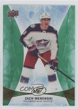 2021-22 Upper Deck Ice 2020-21 Base Green Zach Werenski #17 4u2