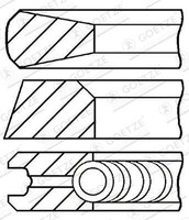 Goetze Engine Kolbenringsatz 08-432700-00