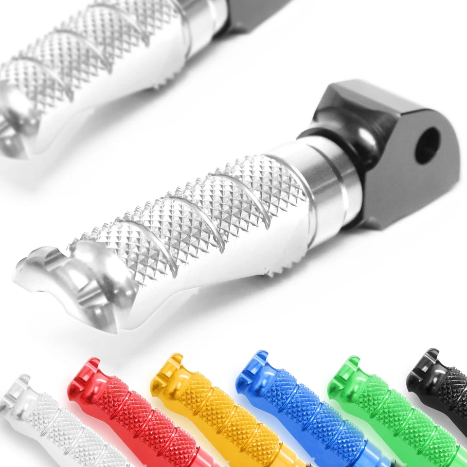 R-FIGHT Silver Rear Foot Pegs For Ducati Streetfighter 848 /S 12 13 14 Foto 2 de 4