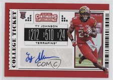 2019 Panini Contenders Draft Picks College Ticket Ty Johnson #161 Auto 1u6