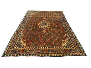 Living room oriental carpet hand knotted carpet Bidjar 340 x 230 cm carpet rug