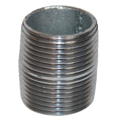 APPROVED VENDOR 6P837 Nipple,1-1/4''.,Close,Galv Welded Steel 6P837