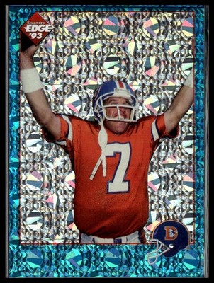 1993 Collector's Edge #E1 John Elway John Elway Two Minute Warning ''E'' Prefix