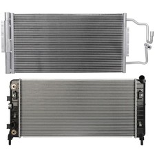 Radiator & Condenser Cooling For 08-09 Buick LaCrosse 06-11 Chevrolet Impala