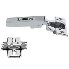 Blum Soft Close Hinges 107 Degree Clip On 75B1550 & 173L6100 Mount Plate Overlay