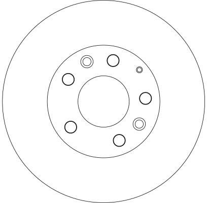 2Er Set Bremsscheiben TRW Automotive DF4386 Mazda G26Y-33-25XA GJ6Y-33-25X-image