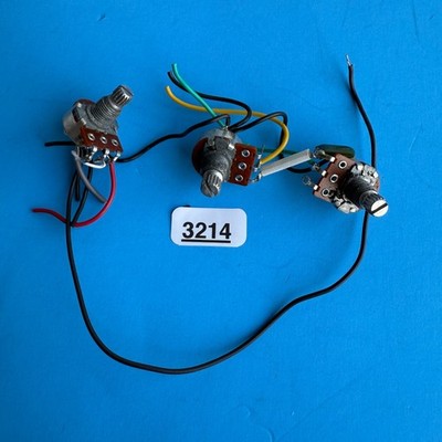 Squier Strat Affinity 2005 Used Replacement Part Volume & Tone Potentiometer Set