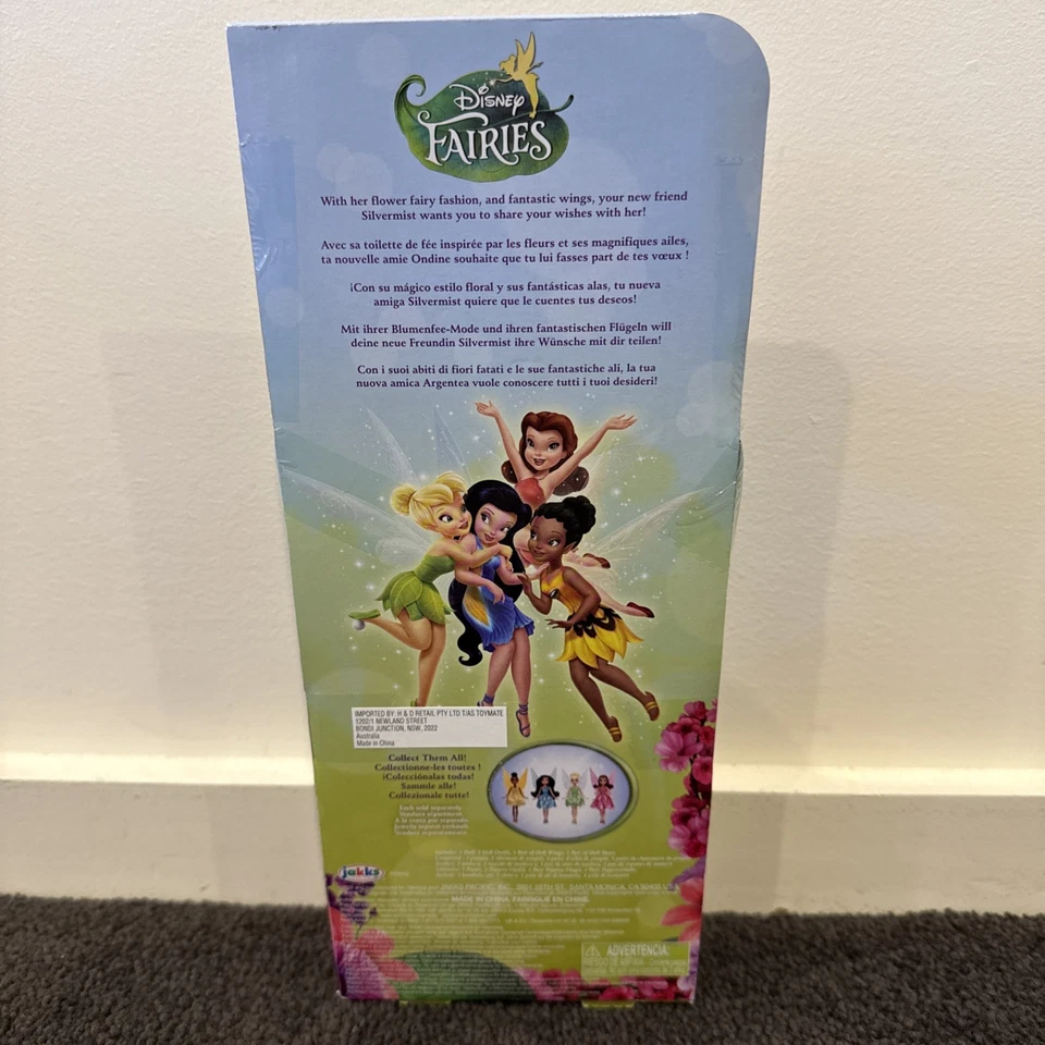 Muñeca de moda Disney Fairies Silvermist 23 cm nueva en caja Foto 2 de 4