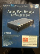 Digital Stream DTX9950 Analog Pass-Through DTV Converter Box New