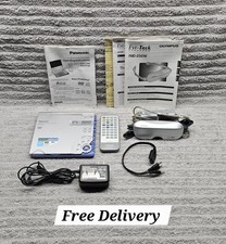 Olympus Eye Trek Video Glasses Gaming Headset PS2 Panasonic dvd-pv40 Tested EUC