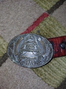Philmont Scout Ranch Cimarron N.M Belt Size 38 With Buckle