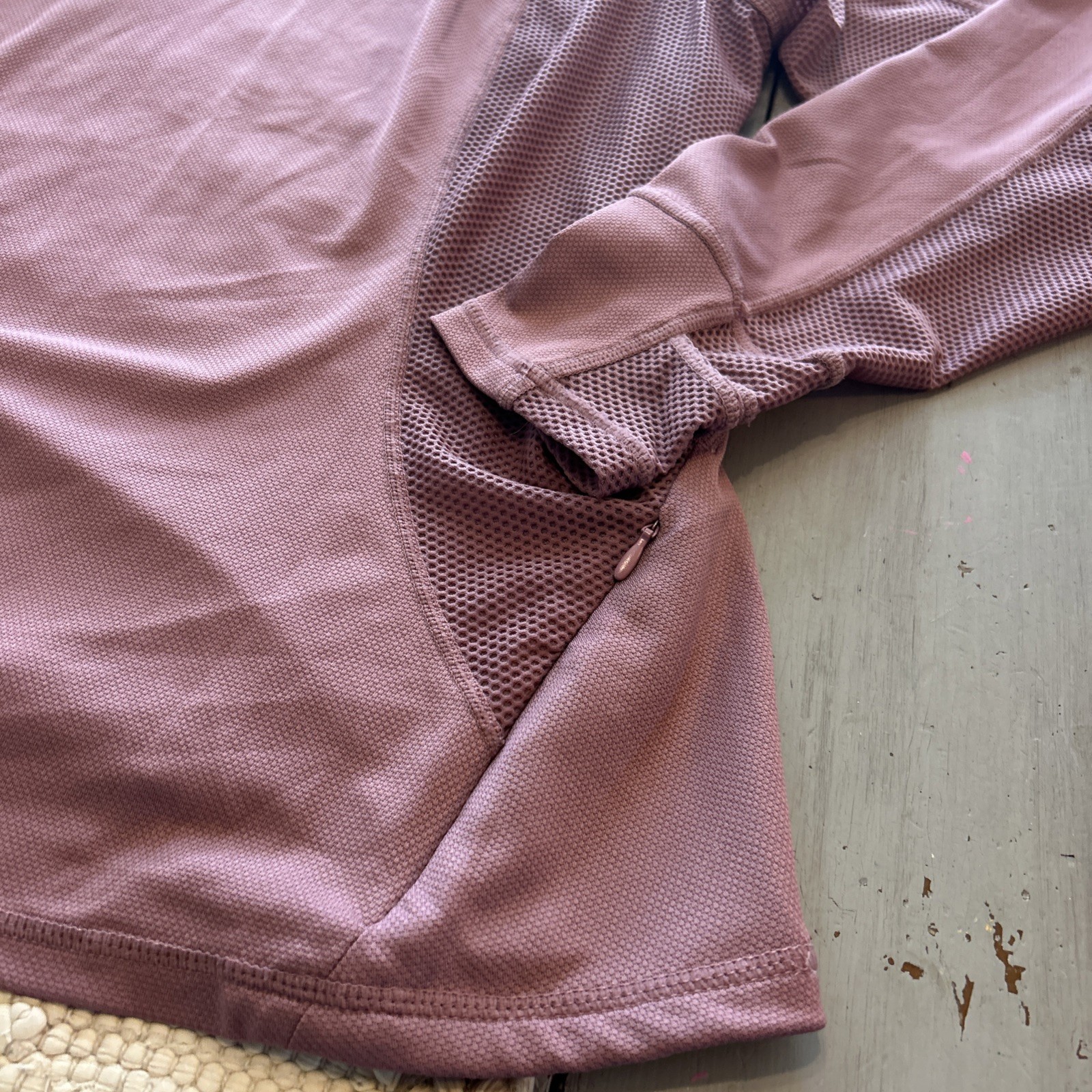 Fabletics Alecia Purple Performance Pullover Hood… - image 2