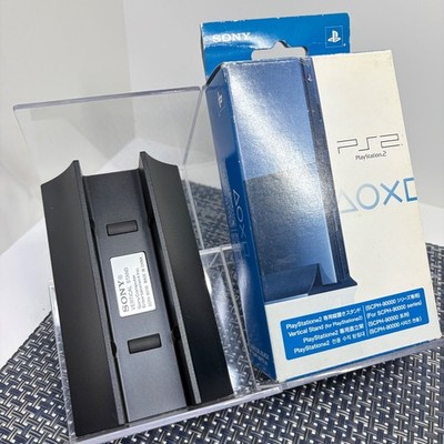 Sony Playstation2 Slim Black Vertical Stand SCPH-90110 Box PS2 Official RARE JP