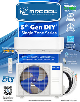 MRCOOL DIY 12K Mini Split Heat Pump 115V w/ Quick Connect  Line Set