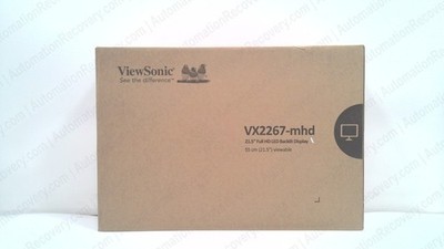 VIEWSONIC VX2267-MHD, FREESYNC MONITOR, NEW #357056