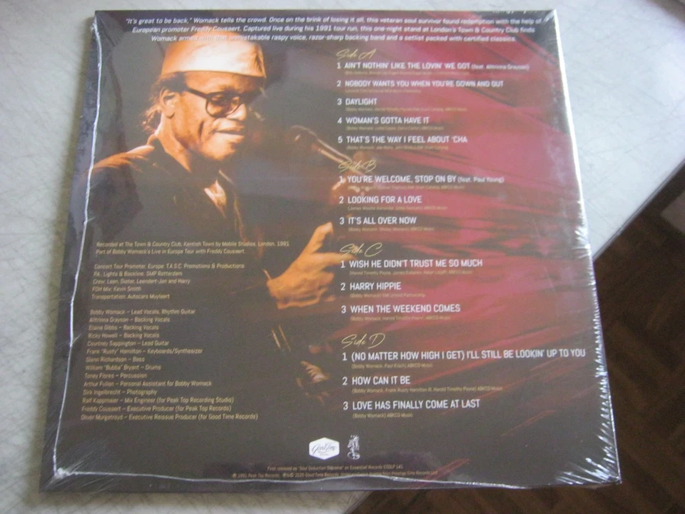 Bobby Womack - Live in London [NEW 2xLP] RED VELVET CAKE VINYL RSDBF 2025 - Imagem 2 de 2