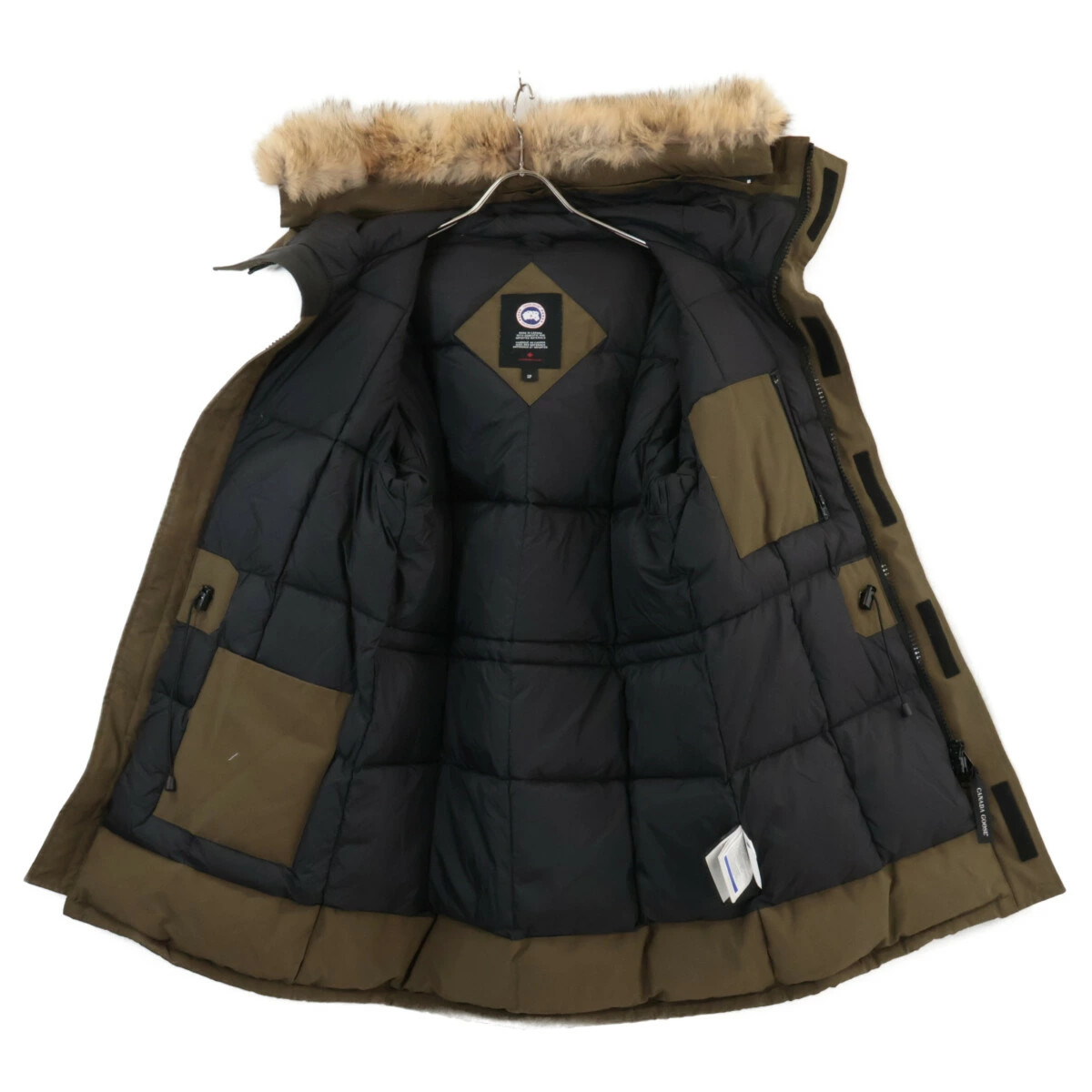 CANADA GOOSE 2062M LANGFORD Hoodie/Langford Hoodie Down Jacket Jacket S Khaki Me thumbnail 3