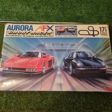 Aurora AFX Ghost Racer Ferrari Porche Slot Car Set