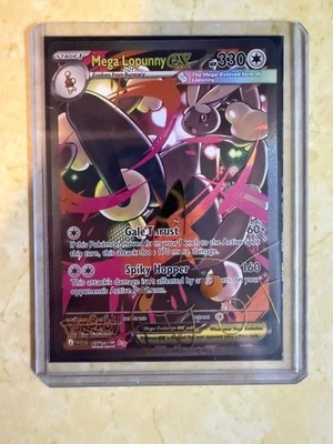 Nintendo Mega Lopunny EX 32/162 XY BREAKthrough Full Art Holo Eng 330 HP