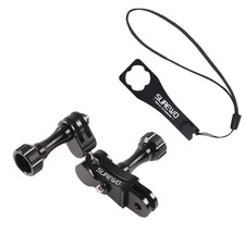 Aluminum Dual Rotating Extension Arm Mount Mount, 360 Rotation Ball Head Swi...