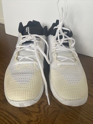 Nike Zoom Rev Basketball Sneakers TB Mens 7 White Black Show  display picture 2